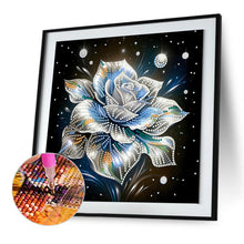 Load image into Gallery viewer, Diamond Painting - Partial Special Shaped - Pearl Rose (30*30CM)
