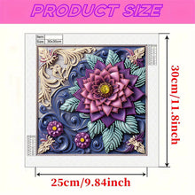 Load image into Gallery viewer, Diamond Painting - Partial Special Shaped - Blooming Flowers (30*30CM)
