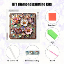 Load image into Gallery viewer, Diamond Painting - Partial Special Shaped - Metallic Flower (30*30CM)
