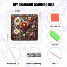 Load image into Gallery viewer, Diamond Painting - Partial Special Shaped - Glass Flower (30*30CM)
