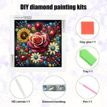 Load image into Gallery viewer, Diamond Painting - Partial Special Shaped - Daisy Rose (30*30CM)

