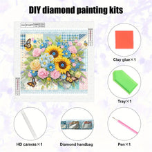 Load image into Gallery viewer, Diamond Painting - Partial Special Shaped - Blooming Flowers (30*30CM)
