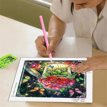 Load image into Gallery viewer, Diamond Painting - Partial Special Shaped - Blooming Flowers (30*30CM)

