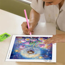 Load image into Gallery viewer, Diamond Painting - Partial Special Shaped - Blooming Flowers (30*30CM)
