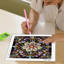 Load image into Gallery viewer, Diamond Painting - Partial Special Shaped - Blooming Flowers (30*30CM)
