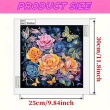 Load image into Gallery viewer, Diamond Painting - Partial Special Shaped - Blooming Flowers (30*30CM)

