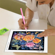 Load image into Gallery viewer, Diamond Painting - Partial Special Shaped - Blooming Flowers (30*30CM)
