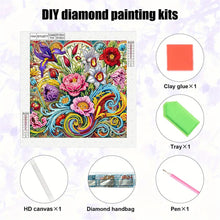 Load image into Gallery viewer, Diamond Painting - Partial Special Shaped - Blooming Flowers (30*30CM)
