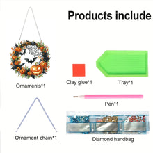 Load image into Gallery viewer, 2D Flat Acrylic DIY Halloween Hanging Diamond Art Kits Wall Door Decoration
