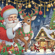 Load image into Gallery viewer, 4pcs Diamond Painting - Partial Special Shaped - Christmas (30*30CM)
