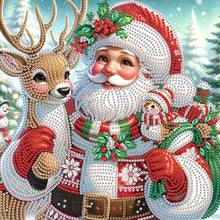 Load image into Gallery viewer, 4pcs Diamond Painting - Partial Special Shaped - Christmas (30*30CM)
