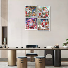 Load image into Gallery viewer, 4pcs Diamond Painting - Partial Special Shaped - Christmas (30*30CM)
