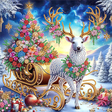 Load image into Gallery viewer, 4pcs Diamond Painting - Partial Special Shaped - Christmas (30*30CM)
