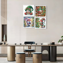 Load image into Gallery viewer, 4pcs Diamond Painting - Partial Special Shaped - Christmas (30*30CM)
