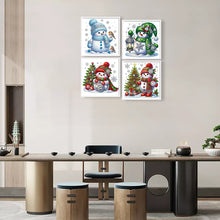 Load image into Gallery viewer, 4pcs Diamond Painting - Partial Special Shaped - Christmas (30*30CM)
