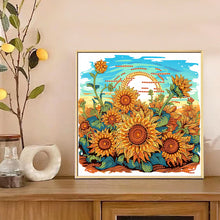 Load image into Gallery viewer, Diamond Painting - Partial Special Shaped - Blooming Sunflower (30*30CM)
