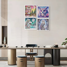 Load image into Gallery viewer, 4pcs Diamond Painting - Partial Special Shaped - Animal (30*30CM)
