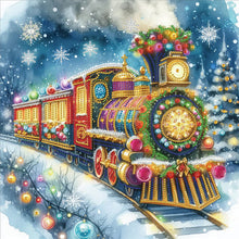 Load image into Gallery viewer, 4pcs Diamond Painting - Partial Special Shaped - Christmas (40*40CM)
