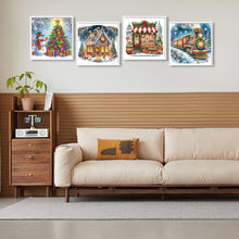 Load image into Gallery viewer, 4pcs Diamond Painting - Partial Special Shaped - Christmas (40*40CM)
