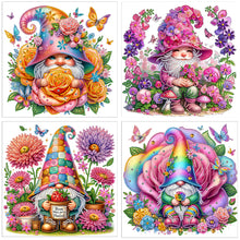 Load image into Gallery viewer, 4pcs Diamond Painting - Partial Special Shaped - Gnome (30*30CM)
