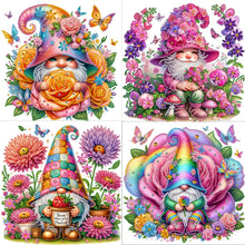 Load image into Gallery viewer, 4pcs Diamond Painting - Partial Special Shaped - Gnome (30*30CM)
