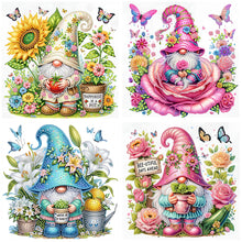 Load image into Gallery viewer, 4pcs Diamond Painting - Partial Special Shaped - Gnome (30*30CM)

