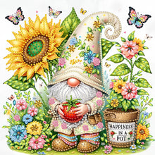 Load image into Gallery viewer, 4pcs Diamond Painting - Partial Special Shaped - Gnome (30*30CM)

