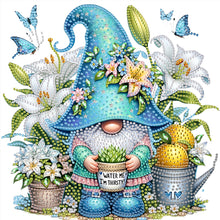 Load image into Gallery viewer, 4pcs Diamond Painting - Partial Special Shaped - Gnome (30*30CM)
