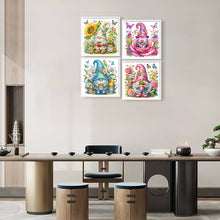 Load image into Gallery viewer, 4pcs Diamond Painting - Partial Special Shaped - Gnome (30*30CM)
