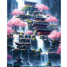 Load image into Gallery viewer, Diamond Painting - Full Round - Dream Waterfall City (40*50CM)
