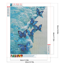 Load image into Gallery viewer, Diamond Painting - Full Round - Beach Butterfly (40*50CM)
