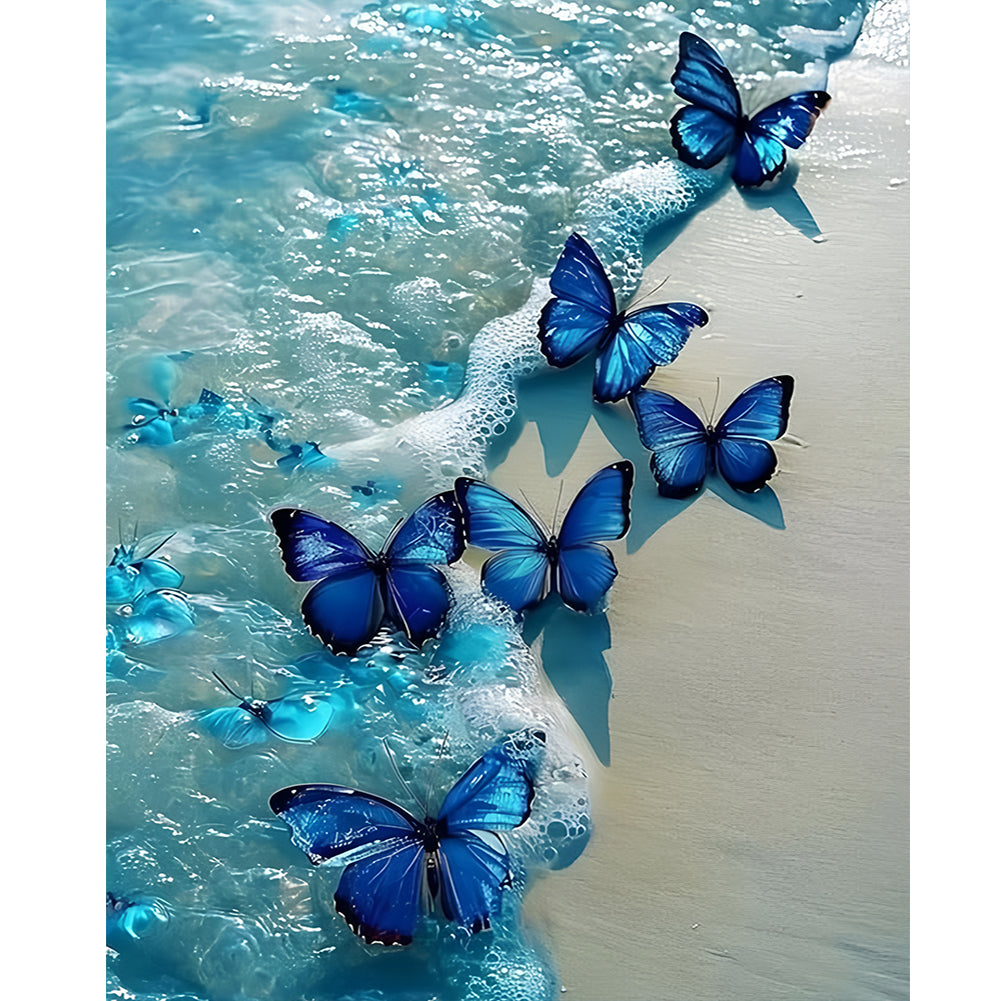 Diamond Painting - Full Round - Beach Butterfly (40*50CM)