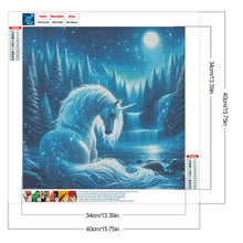 Load image into Gallery viewer, Diamond Painting - Full Round - Unicorn (40*40CM)
