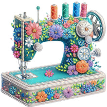 Load image into Gallery viewer, Diamond Painting - Partial Special Shaped - Vintage Sewing Machine (30*30CM)
