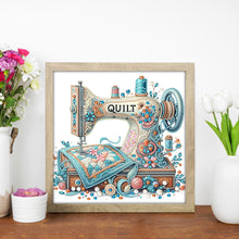 Load image into Gallery viewer, Diamond Painting - Partial Special Shaped - Sewing Machine (30*30CM)
