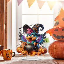 Load image into Gallery viewer, 2D Flat Pumpkin Bird DIY Diamond Painting Tabletop Ornament Kit for Home Decor
