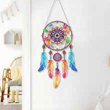 Load image into Gallery viewer, Dream Catcher 2D Flat DIY Special Shape Hanging Diamond Art Kits
