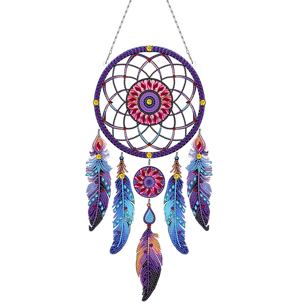 Dream Catcher 2D Flat DIY Special Shape Hanging Diamond Art Kits