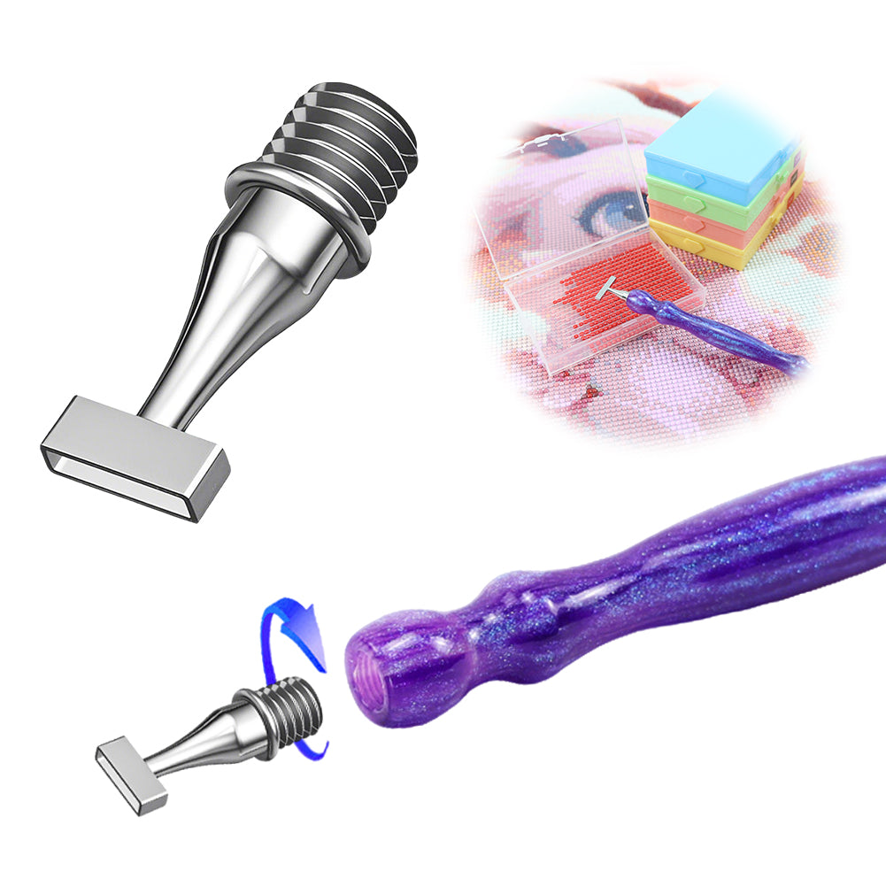 Stainless Steel Diamond Painting Pen Tip Diamond Art Pen Tip for DIY Crafts (3)