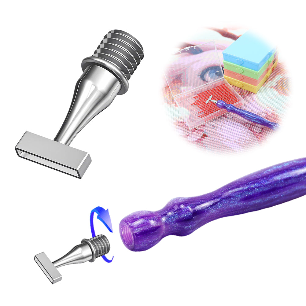 Stainless Steel Diamond Painting Pen Tip Diamond Art Pen Tip for DIY Crafts (4)