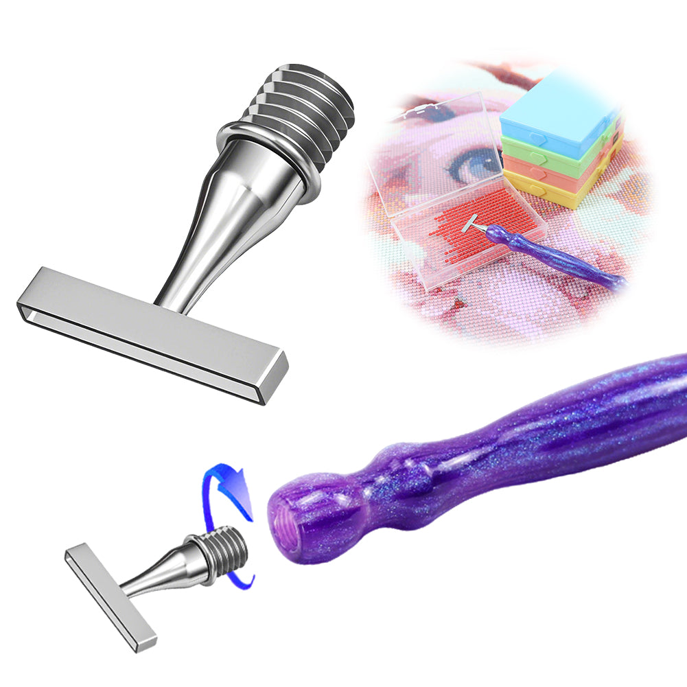 Stainless Steel Diamond Painting Pen Tip Diamond Art Pen Tip for DIY Crafts (7)