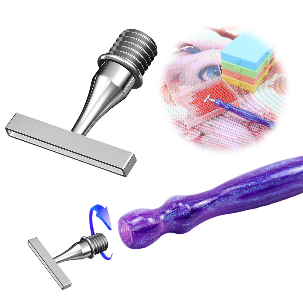Stainless Steel Diamond Painting Pen Tip Diamond Art Pen Tip for DIY Crafts (9)