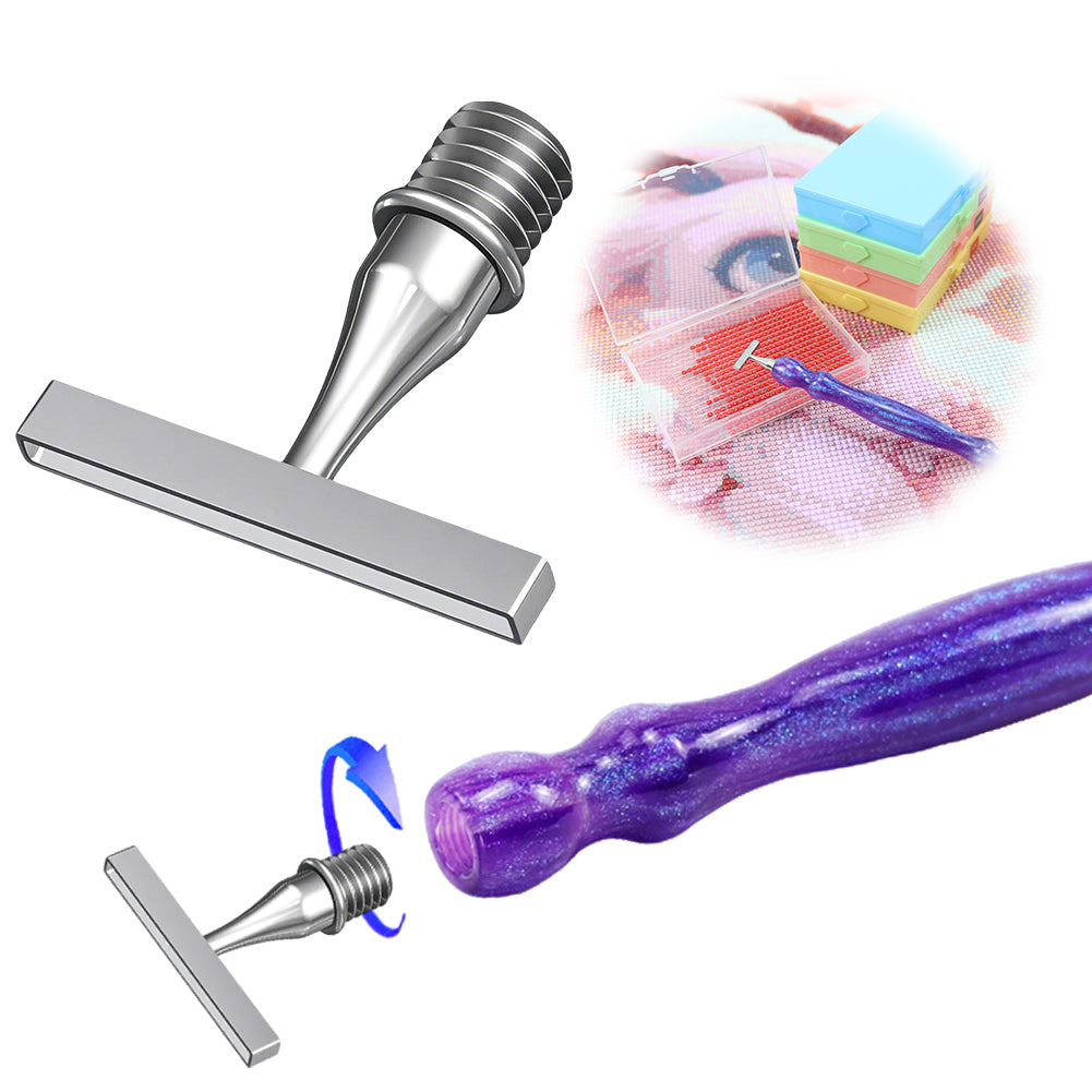 Stainless Steel Diamond Painting Pen Tip Diamond Art Pen Tip for DIY Crafts (10)
