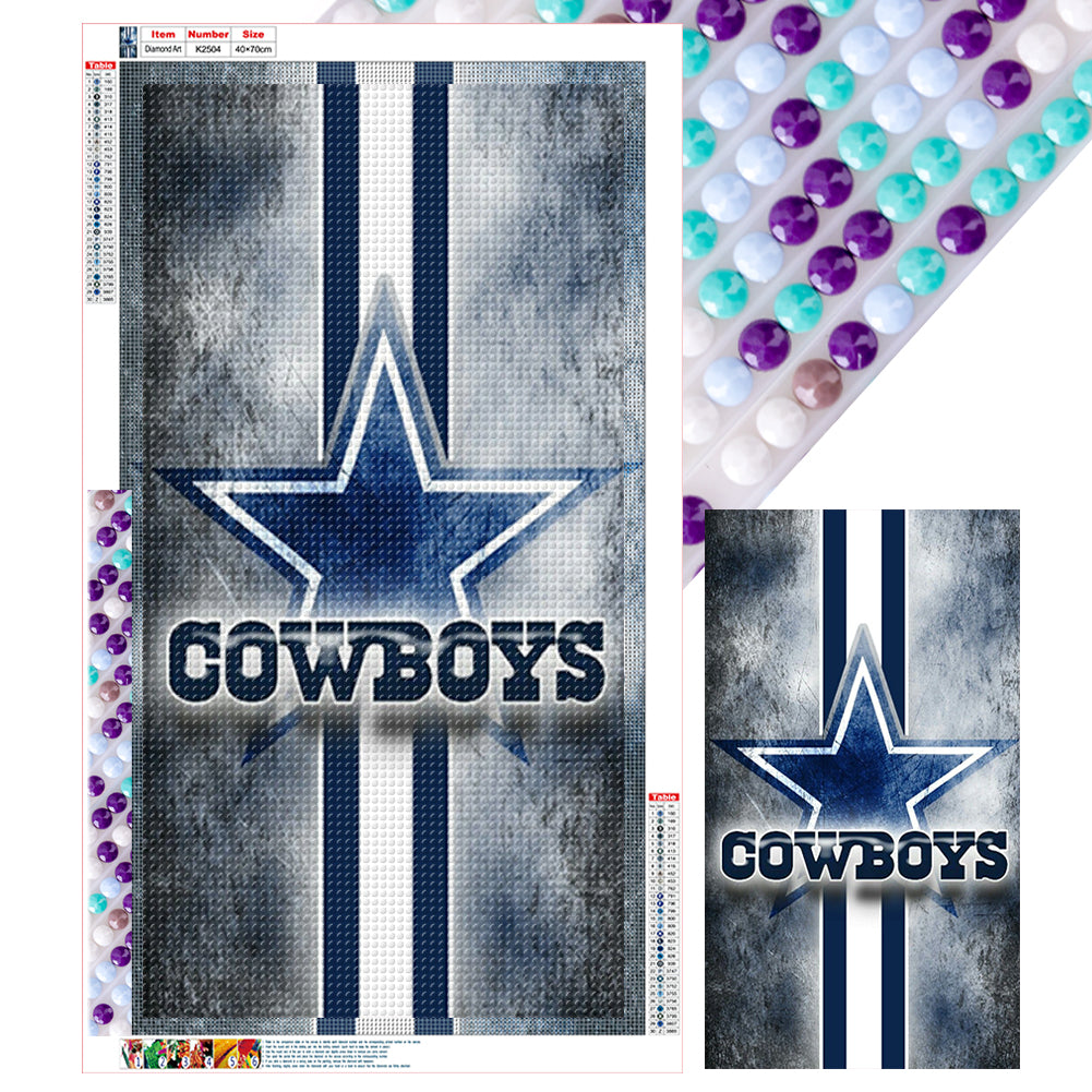 Diamond Painting - Full Round - Dallas Cowboys (40*70CM)