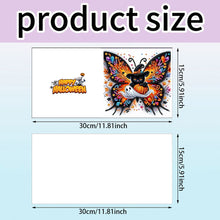 Load image into Gallery viewer, 6PCS DIY Diamond Art Greeting Cards Halloween Designs for Festival Gift (IHK061)
