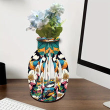 Load image into Gallery viewer, Flower Bird Diamond Painting Flower Vase Desktop Diamond Art Kits for Home Decor
