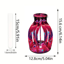 Load image into Gallery viewer, Peacock Diamond Painting Flower Vase Desktop Diamond Art Kits for Home Decor
