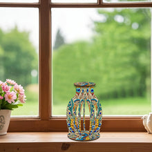 Load image into Gallery viewer, Peacock Diamond Painting Flower Vase Desktop Diamond Art Kits for Home Decor
