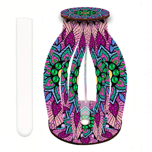 Flower Pattern Diamond Painting Flower Vase Desktop Diamond Art Kits for Home