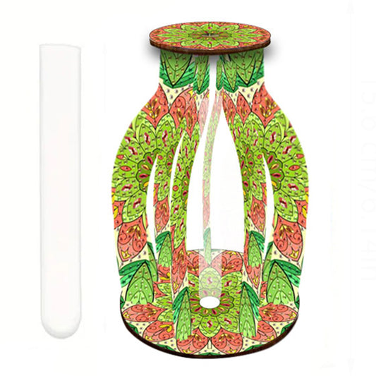Flower Pattern Diamond Painting Flower Vase Desktop Diamond Art Kits for Home